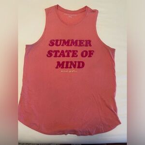 Spiritual Gangster Women’s Tank Peachy Salmon Pink M Awesome Condition!